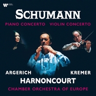 Front View : N. Harnoncourt / M. Argerich / G. Kremer / COE - KLAVIERKONZERT, VIOLINKONZERT (2LP) - WARNER CLASSICS / 502685425157