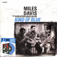 Front View : Miles Davis - KIND OF BLUE (LP + BLUE 7 INCH) - Glamourama Records / 660161 / 10551302