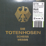 Front View : Die Toten Hosen / Marteria - SCHEISS WESSIS / SCHEISS OSSIS (LTD GREEN 7 INCH) - Jkp / 5245019821