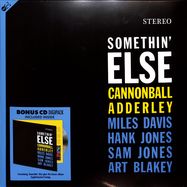 Front View : Cannonball Adderley - SOMETHIN ELSE (180G LP+BONUS CD) - GROOVE REPLICA / 01277016