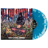 Front View : Alpha Wolf - HALF LIVING THINGS (BLUE & DARK BLUE LP) - Sharptone Records Inc. / 406562972071