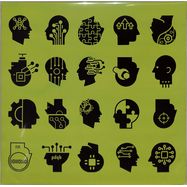 Front View : pdqb - WETWARE UNVEILED (MINI LP, GREEN BLACK SPLATTERED VINYL) - Synaptic Cliffs / SC001