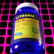 Front View : Litronix - ONE A DAY KEEPS THE DOCTOR AWAY (TRANSPARENT RED LP) - Invada / 00168734