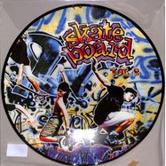 Front View : Various Artists - SKATE BOARD VOL. 2 (PICTURE DISC) - blanco y negro / MXLP253-2
