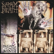 Front View : Napalm Death - ENEMY OF THE MUSIC BUSINESS (LP) (YELLOW VINYL (140 GRAM) ) - Secret Records / SECLP005Y