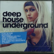 Front View : Various Artists - DEEP HOUSE UNDERGROUND VOL.1 (2XCD DJ-MIX) - Pink Revolver / 26421472