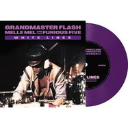 Front View : Grandmaster Flash With Melle Mel and the Furious Five - WHITE LINES (COLOURED 7INCH) - X-Ray / 0889466329548