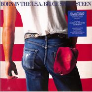 Front View : Bruce Springsteen - BORN IN THE U.S.A.  (40TH ANNIVERSARY EDITION) Red LP+PHOTO BOOK - Sony Music / 19658875161