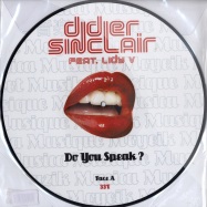 Front View : Didier Sinclair vs. Lidy V - DO YOU SPEAK (PICTURE 12 INCH) - Universal / uni5308596
