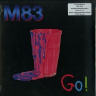 Front View : M83 - GO! (LTD BLUE VINYL) - Mute / m83go12