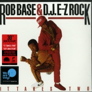 Front View : Rob Base & DJ E-Z Rock - IT TAKES TWO (RED LP + MP3) - Sony Music / 19075814651