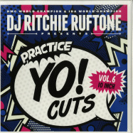 Front View : DJ Ritchie Ruftone - PRACTICE YO! CUTS VOL. 6 (BLUE 10 INCH) - Turntable Training Wax  / TTW012-C