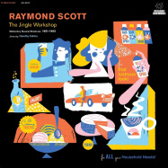 Front View : Raymond Scott - JINGLE WORKSHOP (CLEAR VINYL 2LP) - Modern Harmonic / LP-MHLE8015