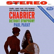 Front View : Paray/DSO / Emmanuel Chabrier - THE MUSIC OF CHABRIER (LP) - Mercury Classics / 002894852194