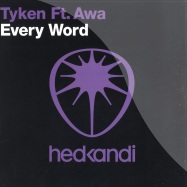 Front View : Tyken ft Awa - EVERY WORD - Hed Kandi / HK30T