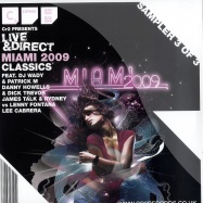 Front View : Various / Live & Direct - MIAMI 09 SAMPLER 3 - CLASSICS - Cr2 Records / 12c2ldy008
