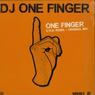 Front View : DJ One Finger - ONE FINGER (O.R.B. REMIX AKA CJ BOLLAND + STEEL)(TRANSPARENT ORANGE VINYL) - Bonzai Vinyl / BV2019012