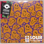 Front View : Sour - SIX TIMES THREE EP (LTD CLEAR 10 INCH) - Zodiak Commune Records / ZC-TRIP003LTD