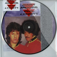 Front View : Gary Moore & Phil Lynott - OUT IN THE FIELDS (7 INCH PIC DISC) - Virgin / 3754190