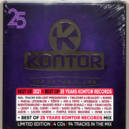 Front View : Various - KONTOR TOP OF THE CLUBS-BEST OF 2021 (4CD) Best Of 25 Years Kontor - Kontor Records / 1027514KON