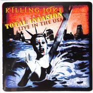 Front View : Killing Joke - TOTAL INVASION LIVE IN THE USA (LTD BLUE LP) - The Cadiz Recording Co. / CADIZLP211 / 26140