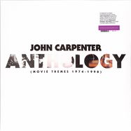 Front View : John Carpenter - ANTHOLOGY: MOVIE THEMES 1974-1998 (PURPLE & YELLOW LP) - Sacred Bones / SBR177LPC9 / 00153742