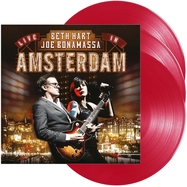 Front View : Beth Hart & Joe Bonamassa - LIVE IN AMSTERDAM (10TH ANNIVERSARY VINYL) (red 2LP) - Mascot Label Group / PRD743412