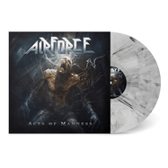 Front View : Airforce - ACTS OF MADNESS (GREY SPLATTER VINYL) (LP) - Rock Of Angels Records / 2973442ANG