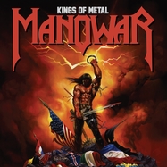 Front View : Manowar - KINGS OF METAL (RED 2022 LP) (LP) - Listenable Records / 1021376LIR