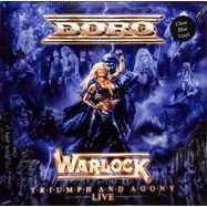 Front View : Doro - WARLOCK-TRIUMPH & AGONY LIVE (LTD.LP / BLUE VINYL) - Rare Diamonds Productions / RDP0024-VCB