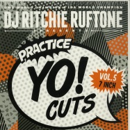 Front View : DJ Ritchie Rufftone - PRACTICE YO! CUTS VOL. 5 (SILVER 7 INCH) - Turntable Training Wax / TTW008