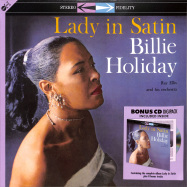 Front View : Billie Holiday - LADY IN SATIN (180G LP + CD) - Groove Replica / 77018 / 9751955