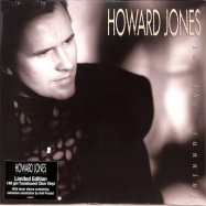 Front View : Howard Jones - IN THE RUNNING (140GM TRANSLUCENT LP) - Cherry Red / PBRED832