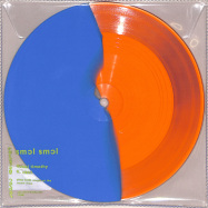 Front View : Duval Timothy ft. CKtrl - SMOL SMOL (CLEAR / BLUE ORANGE 2X7 INCH) - Carrying Colour / CC005