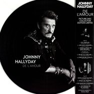 Front View : Johnny Hallyday - DE L AMOUR (LP) (LTD. PICTURE VINYL) - Warner Music International / 9029524253