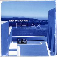 Front View : Blank & Jones - The Best of relax - 20 years (2003-2023) Ltd Transparent Blue 2LP - Soundcolours / 0814281010944