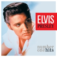 Front View : Elvis Presley - NUMBER ONE HITS (Crystal Clear Blue LP) - VINYL PASSION / VPL80043