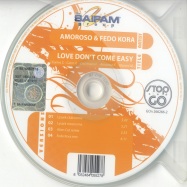 Front View : Amoroso & Fede Kora - LOVE DON T COME EASY (CD) - Stop & Go / go266266-2