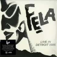 Front View : Fela Kuti & Egypt 80 - LIVE IN DETROIT 1986 (4X12 LP + MP3) - Strut Records / strut095LP