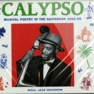 Front View : Various Artists - CALYPSO: MUSICAL POETRY IN THE CARIBEAN 1955-69 (2XCD) - Soul Jazz Records  / sjrcd274