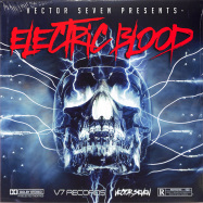 Front View : Vector Seven - ELECTRIC BLOOD (LTD RED LP) - Plastic Head / DM 006LP
