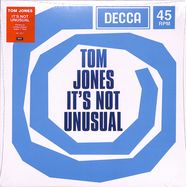 Front View : Tom Jones - IT S NOT UNUSUAL (COL. 7INCH SINGLE (AMBER) - RSD 24) - Decca / 5870577_indie