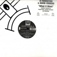 Front View : D-Formation & David Ferrero - WHAT YOU WANT (2X12) - Yoshitoshi / YR1343