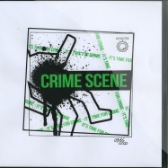 Front View : Crime Scene - ITS TIME FOR CRIME (VINYL ONLY / GREEN  VINYL) - Acidicted / Acidicted_0.3green