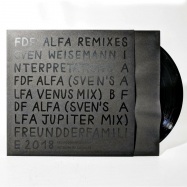 Front View : Sven Weisemann Interpretations - ALFA REMIXES 4 (BLACK IN BLACK EDITION) - Freund Der Familie / FDF ALFA 04B
