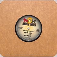 Front View : Rootz Lions / MLK / Hornsman Coyote / King Cooper - PLUNDER (7 INCH) - Rootz Lions / RLR001