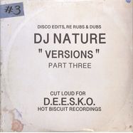 Front View : DJ Nature - VERSIONS PART THREE (2LP) - Hot Biscuit Recordings / NATURE004HBR