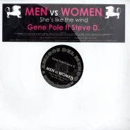 Front View : Men Vs. Women feat. Gene Pole & Steve D - SHE S LIKE THE WIND - Amigos Del Mundo Records / adm001