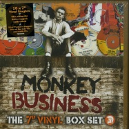 Front View : Various Artists - MONKEY BUSINESS - THE 7 INCH VINYL BOX SET (10X7 INCH BOX) - Trojan / TJBOX002 / 6593264