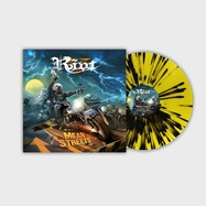 Front View : Riot V - MEAN STREETS (GSA VERSION) (Yellow Black Splatter LP) - Atomic Fire Records / 425198170514